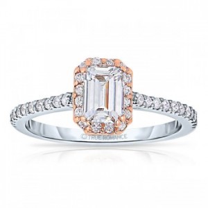 emerald cut diamond ring
