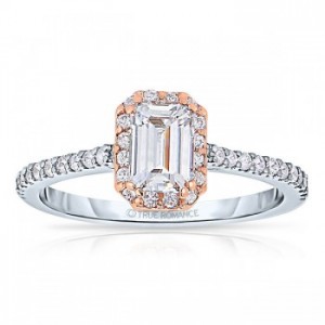 emerald cut diamond ring