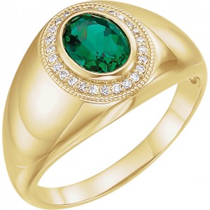 Emerald-Diamond-Rings