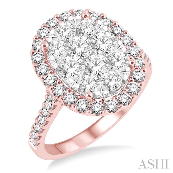 Oval Shape Halo Lovebright Essential Diamond Engagement Ring Oval Shape Halo Lovebright Essential Diamond Engagement Ring