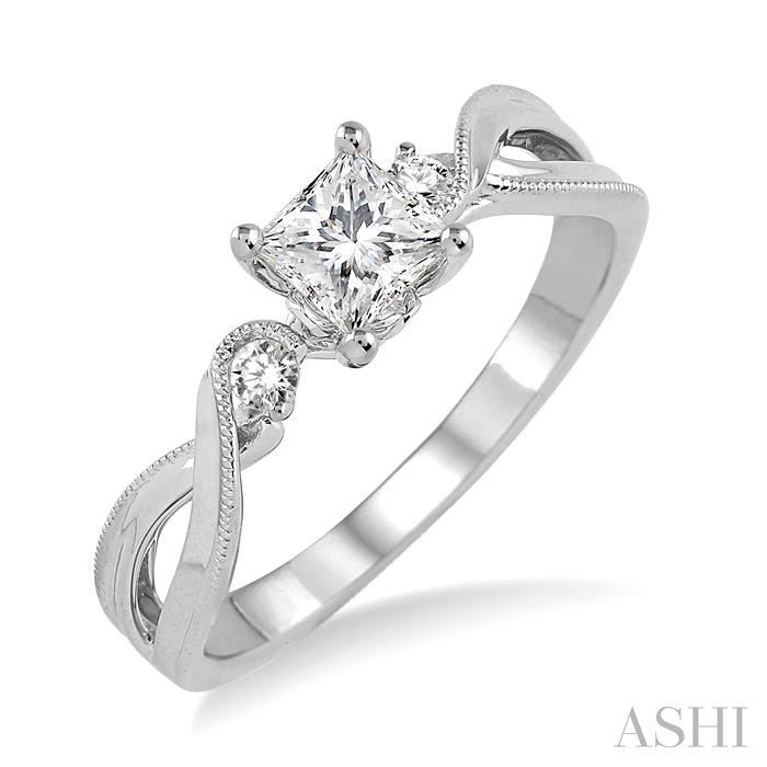 Princess Shape Diamond Engagement Ring Princess Shape Diamond Engagement Ring