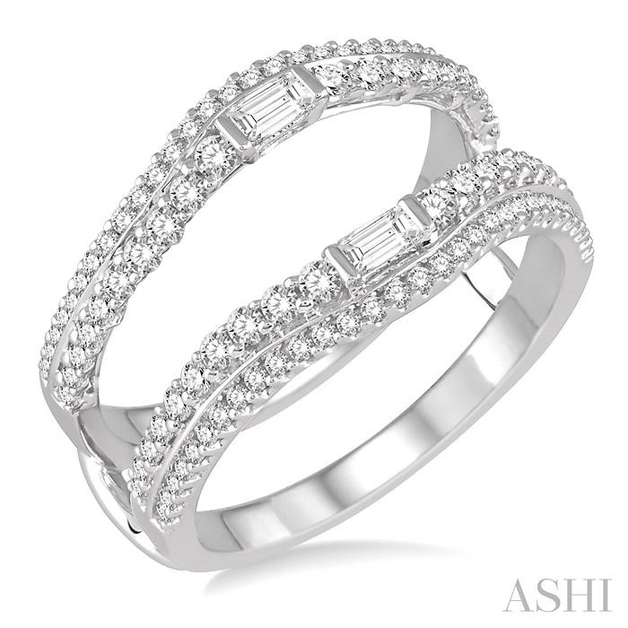 Baguette Diamond Insert Ring Baguette Diamond Insert Ring
