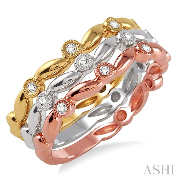 Stackable Diamond Band Set Stackable Diamond Band Set