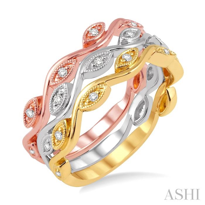 Stackable Diamond Band Set Stackable Diamond Band Set