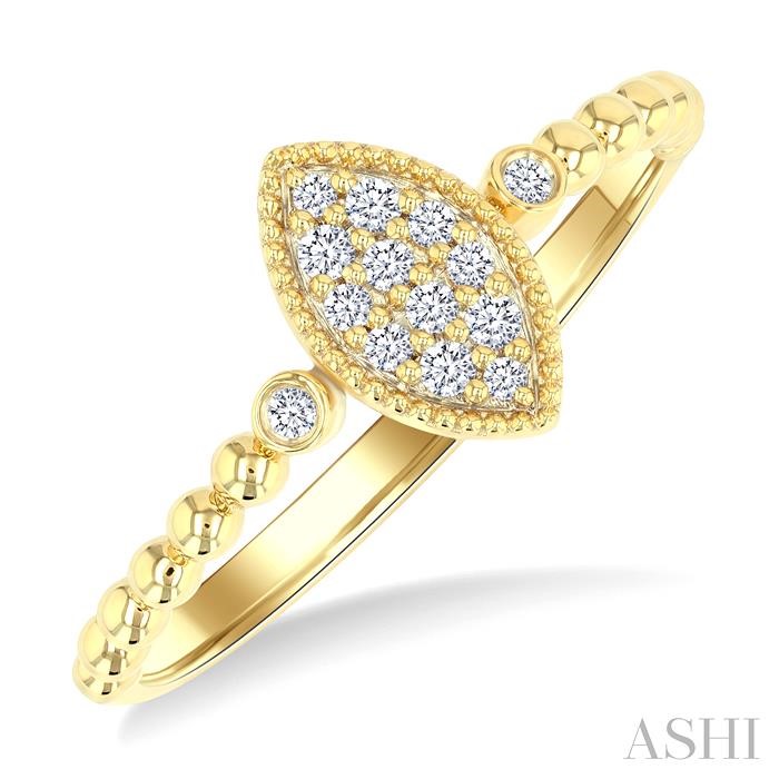 Bead Bijoux Marquise Shape Petite Diamond Fashion Ring