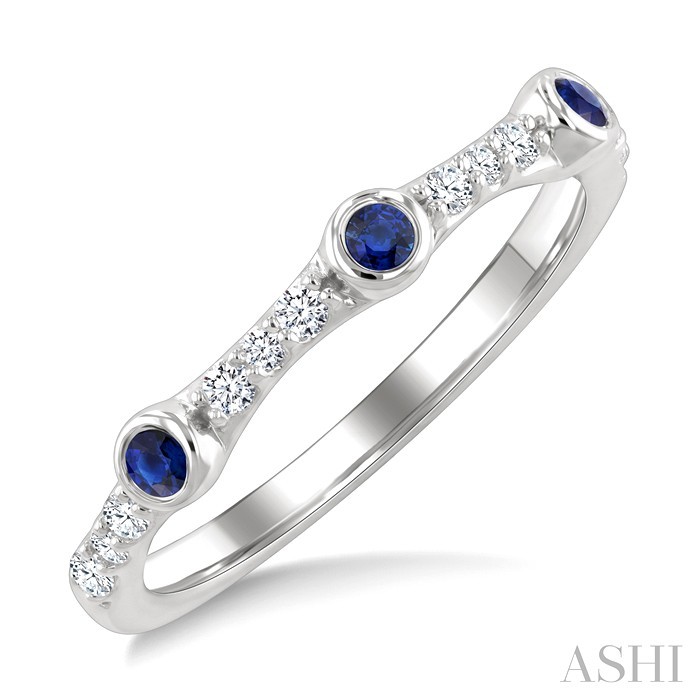 Stackable Gemstone & Diamond Fashion Ring