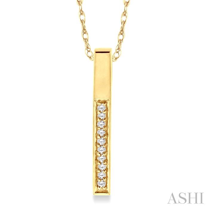 Vertical Bar Diamond Pendant Vertical Bar Diamond Pendant