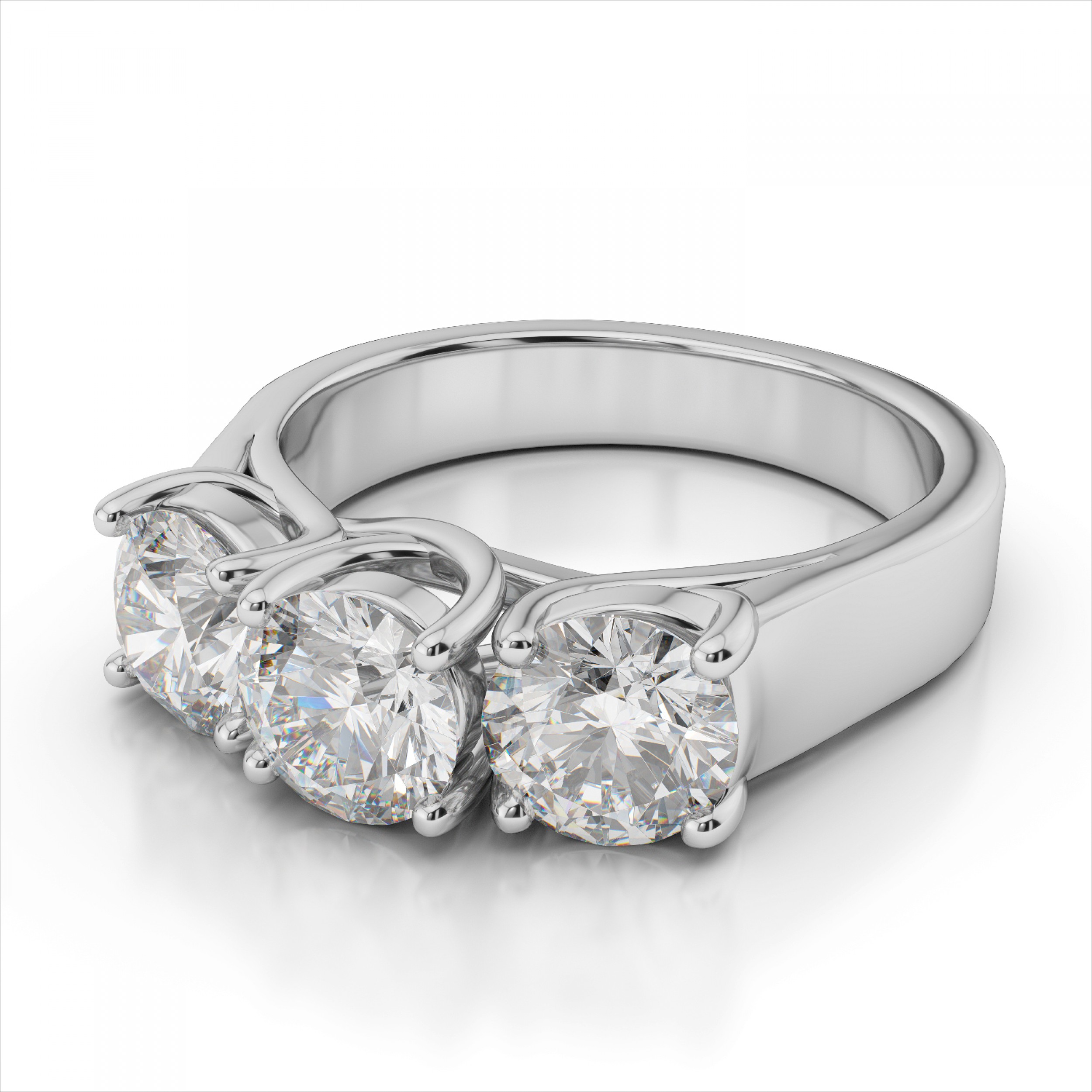 Special Three- Stone Diamond Ring She’ll Love to Flaunt