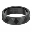 Triton 7MM Black Tungsten Carbide Engraved Band - Sz 10-2
