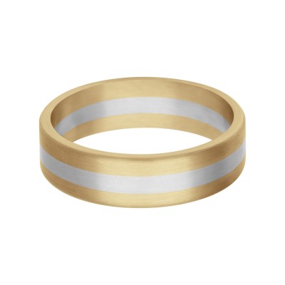 6MM PLAT/18KY FLAT EDGE FUSION BAND SZ 10