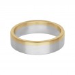 PLAT/18KY 6MM ASYMMETRICAL FUSION BAND SZ 10-1