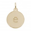 Petite Initial Disc - Lower Case Block E-1