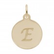 Petite Initial Disc - Script E-1