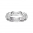 Gents 14K White Gold 1/4cttw Diamond Band-1