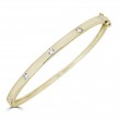 Sachs Signature 14KY 5=.30Ctw Round H-I/I1 Diamond Bangle-1