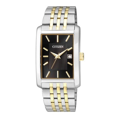 Citizen Quartz Classic Men's Watch, Stainless Steel Black Dial