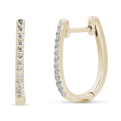 Sachs Signature 14KY .08Ctw Round Diamond U Shape Earring
1.04 Gram
