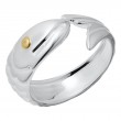 SS/VERMEIL FISH RING SIZE 8-1