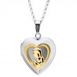 SS/14K Yellow Gold 18