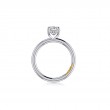 CZCTR .08CTW HIDDEN HALO DIA SEMI 18KYW-3