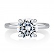 Solitaire Round Diamond Engagement Ring with Signature Shank™-2