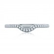 Delicate French Pave Contour Band-2