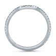 Delicate French Pave Contour Band-3