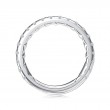 Classic Delicate Diamond Wedding Band with A.JAFFE Quilts Interior-3