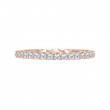 14K White Gold 0.34Ctw Semi Mount .-1