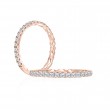 14K White Gold 0.34Ctw Semi Mount .-2