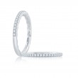 14K White Gold 0.18Ctw Semi Mount .-2