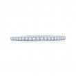 14K White Gold 0.28Ctw Semi Mount With Round Head.-1