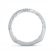 14K White Gold 0.18Ctw Semi Mount .-3