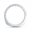 14K White Gold 0.31Ctw Semi Mount .-3