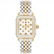 Deco Fleur Two-Tone Stainless Steel & Multi-dia Bracelet Watch-1
