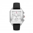 Deco Sport Chronograph Stainless Steel Black Silicone Watch-1
