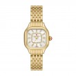 Meggie 18K Gold-Plated Diamond Dial Watch-1