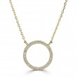 Sachs Signature .10ctw Open Circle Necklace-1