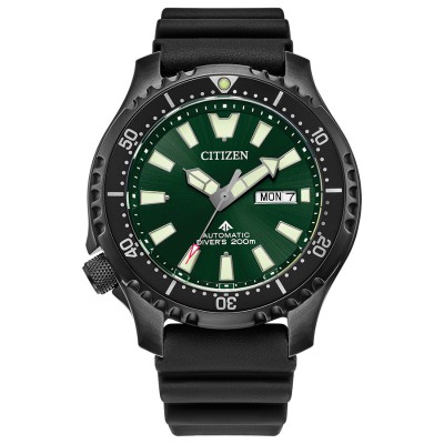 Citizen Promaster Auto Men's Watch, Stainless Steel Green Dial