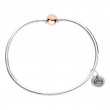 14K Rose Gold/SS Cape Cod 1 Bracelet SZ 6.5-1