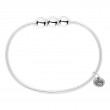 SS Cape Cod Triple Ball Bracelet Size 6-1