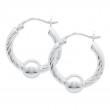 CC SS 20MM TWIST WIRE EARRINGS-1