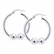 SS 26mm Double Ball Earrings-1
