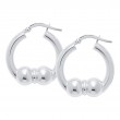 SS 21mm Double Ball Earrings-1