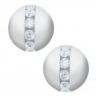 SS Cape Cod 8mm CZ Stud Earrings-1