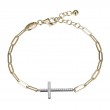 Sterling Silver Paperclip Chain Bracelet-1