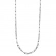 Sterling Silver Paperclip Chain Necklace-1