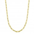 Sterling Silver Paperclip Chain Necklace-1