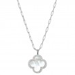 Sterling Silver Paperclip Chain Necklace-1
