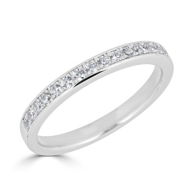 Sachs Signature Channel Prong .25ctw Wedding Band